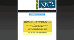 Desktop Screenshot of northcountryartscenter.org